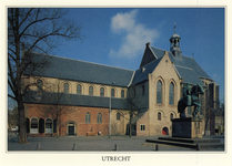 601970 Gezicht op de Janskerk op het Janskerkhof te Utrecht.